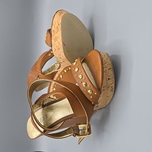 New, Guess Brand, Size 9m, Platform Wedges